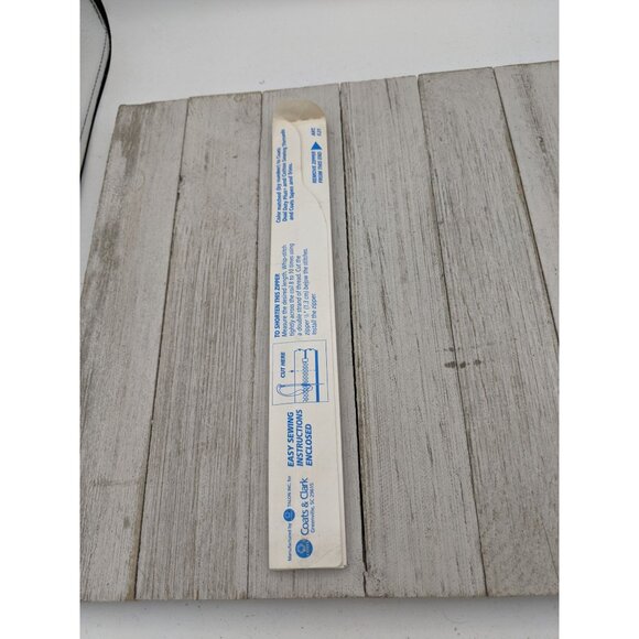 Vintage J&P Coats All Purpose Zipper 9" White 1 - Picture 4 of 4